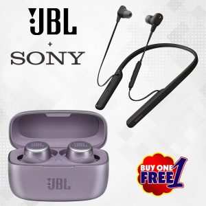 Combo Of- WI-1000XM2 + Earbud- LIVE 300TWS